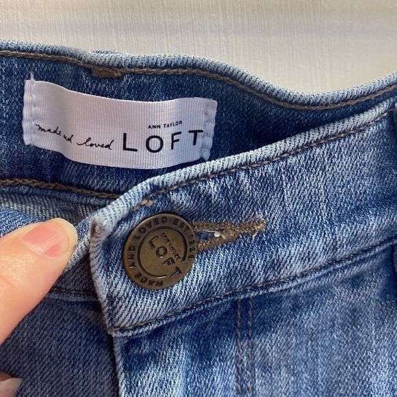 (1073)  LOFT jeans size 6 - Picture 2 of 5